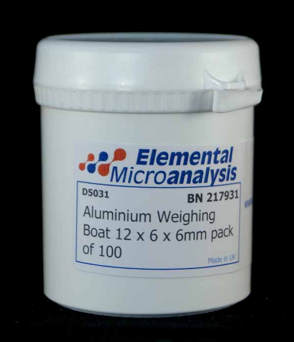 Aluminium-Weighing-Boat-12-x-6-x-6mm-pack-of-100